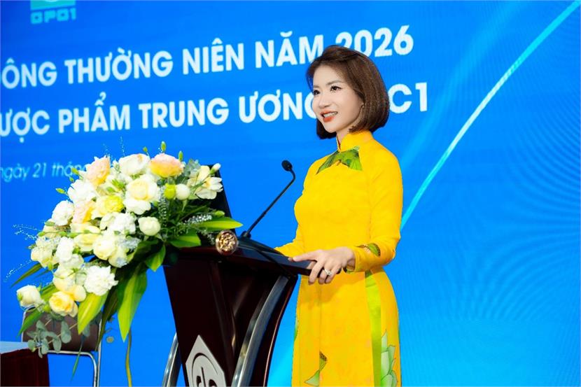 Đại hội đồng cổ đông Công ty cổ phần Dược phẩm Trung ương CPC1: Đặt mục tiêu tăng trưởng 2 chữ số, đẩy mạnh quản trị và chuyển đổi số giai đoạn 2026–2031